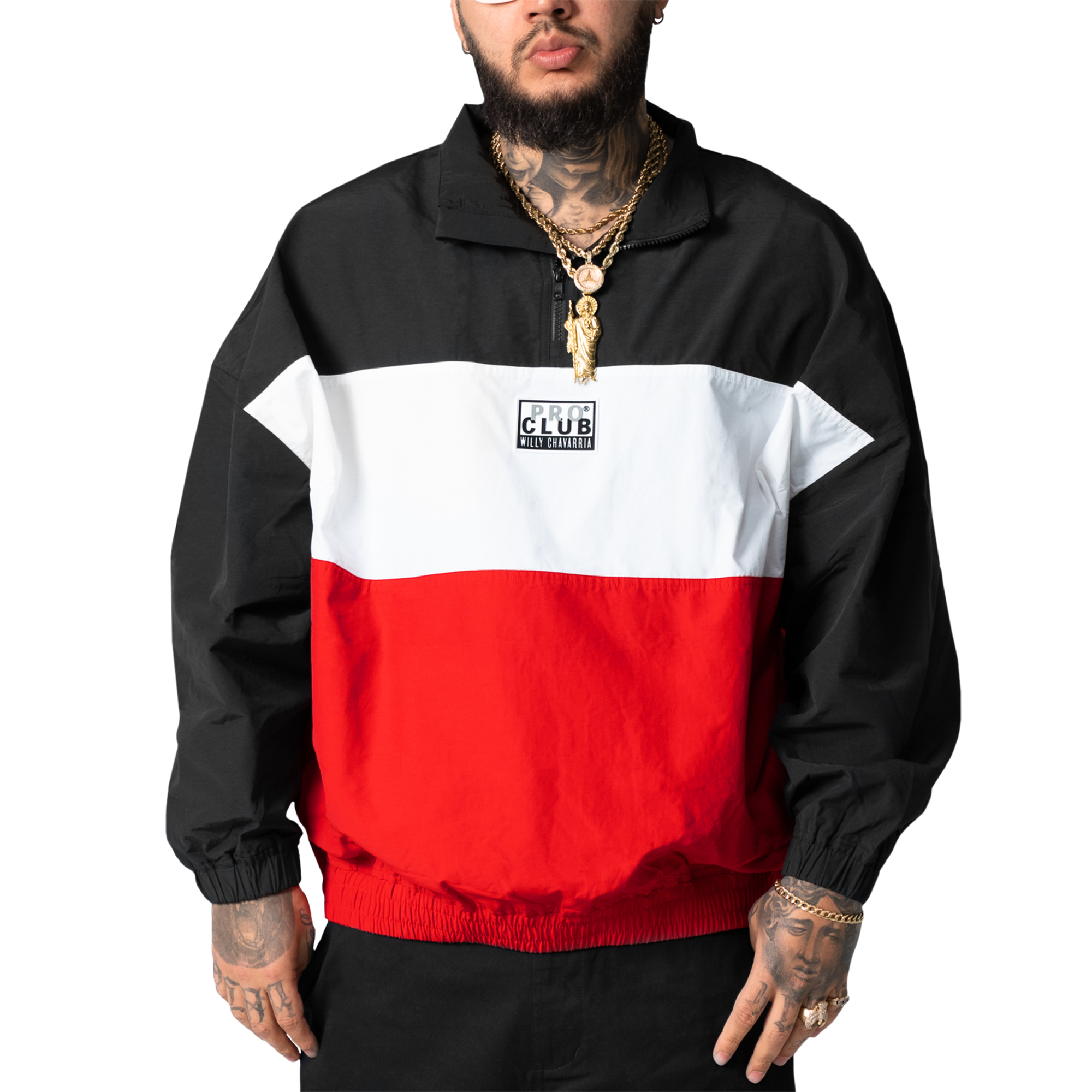 WILLY CHAVARRIA Half Zip Track Jacket
