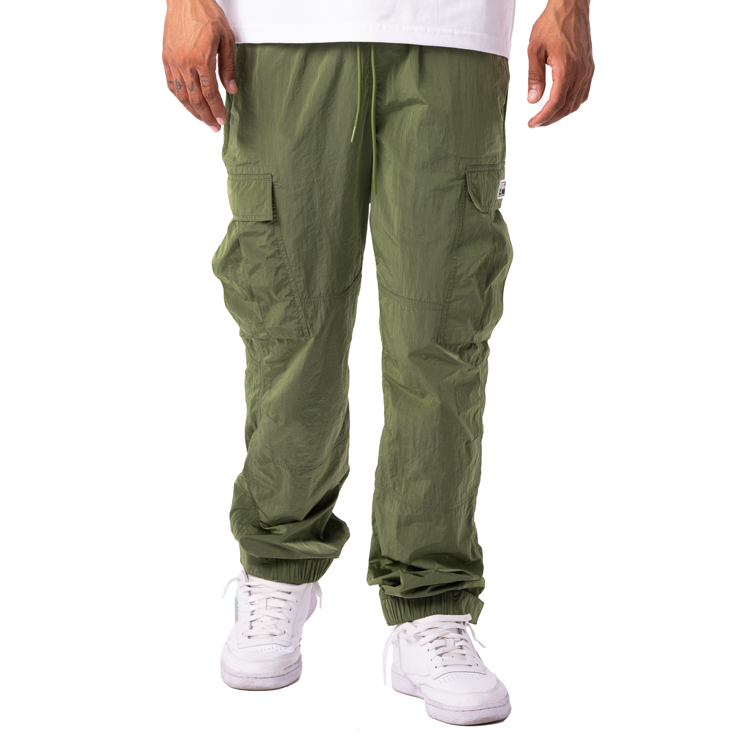 Comfort Metallic Nylon Cargo Pant