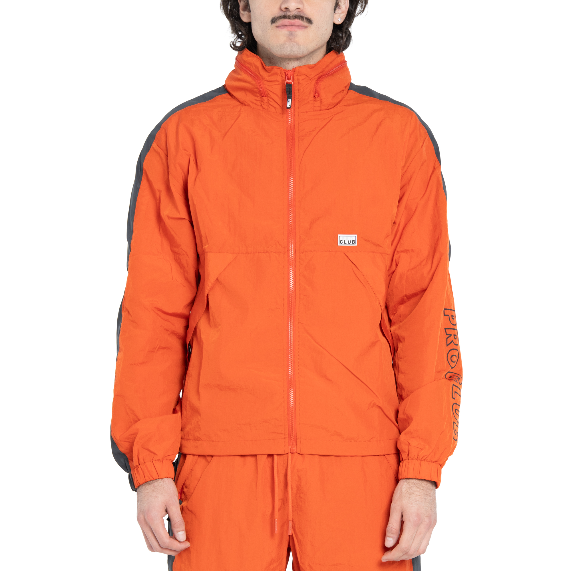 Pro Club Men's Full Court Windbreaker Jacket