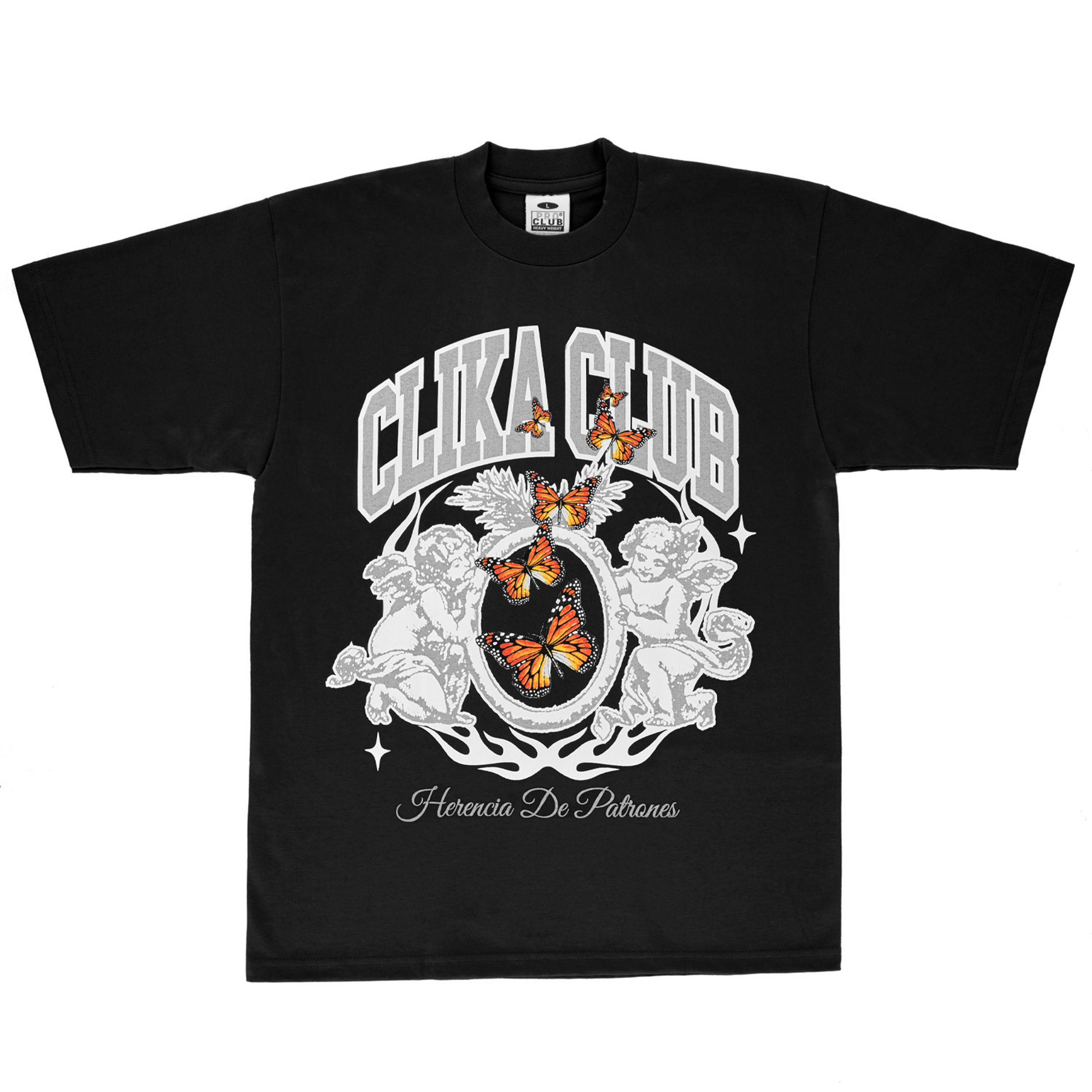 Herencia de Patrones "Clika Club" Hope Black T-Shirt