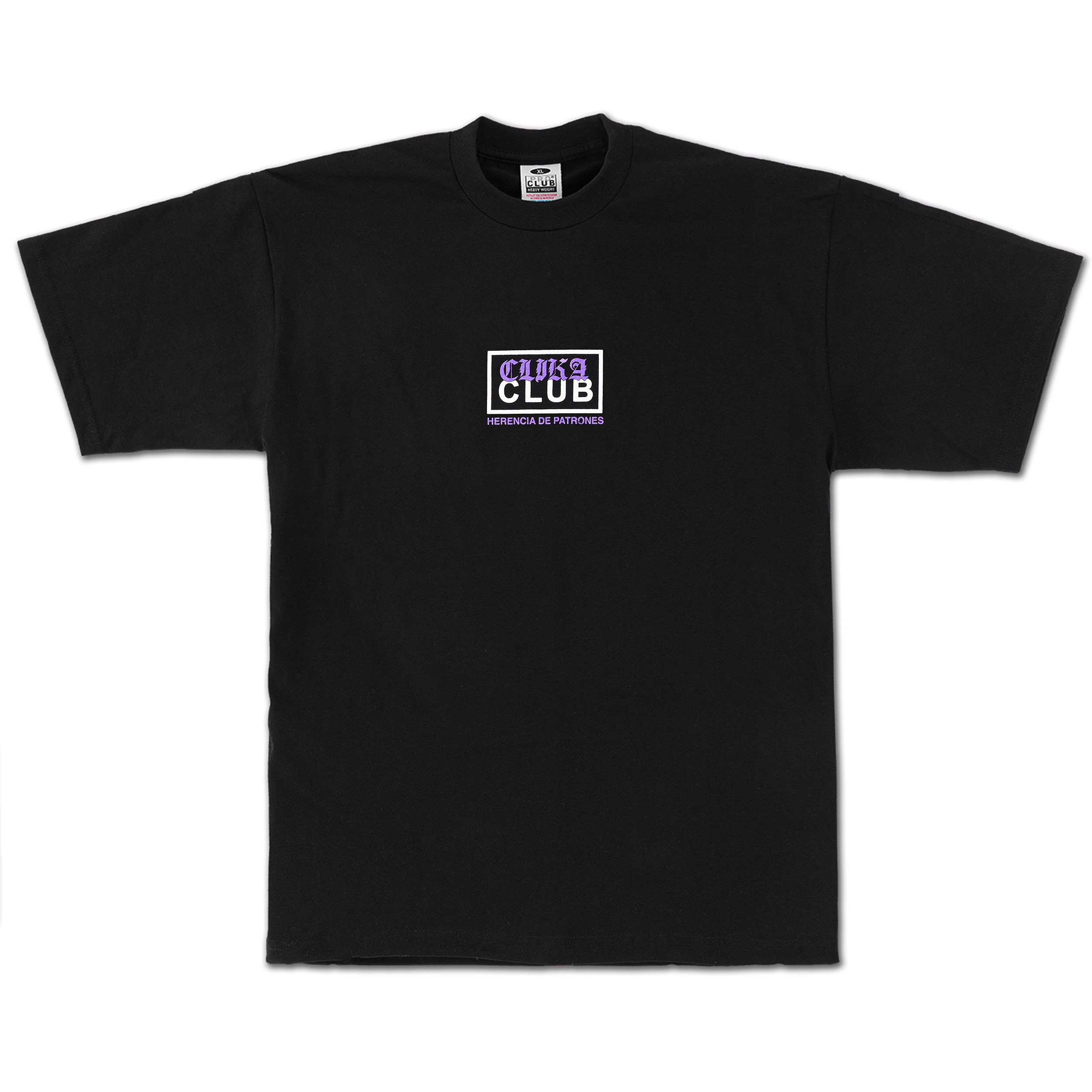 Herencia de Patrones "Clika Club" Black T-Shirt